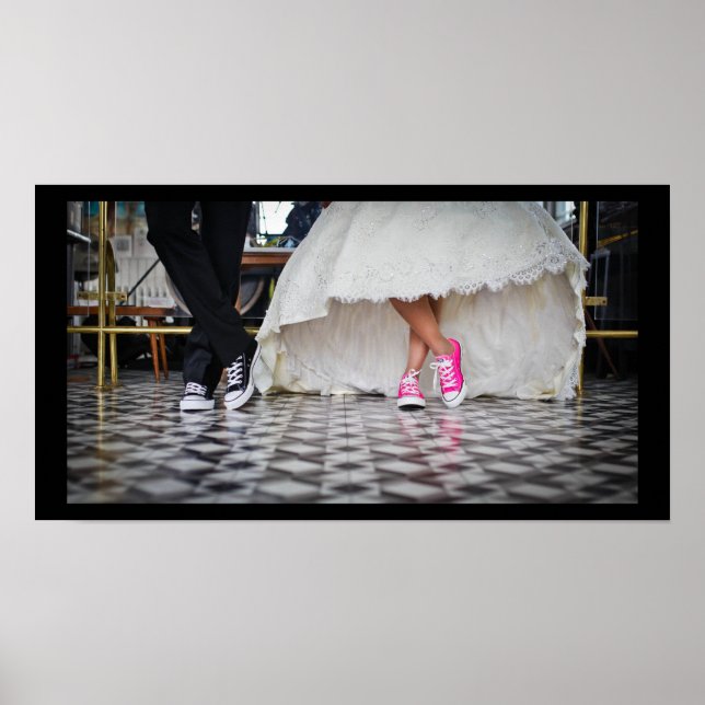 Bröllop par i Retro Stil 50 Middag Poster (Framsidan)