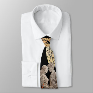 Bröllop par & Livets träd Vin Tote Slips