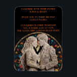 Bröllop par personlig magnet<br><div class="desc">Inbjudan till personligen bröllop [d668c6045133]</div>