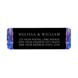 Bröllop Paweatade Black Returadress Returadress Etikett