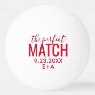 Bröllop Perfekten Match Red Pingisboll