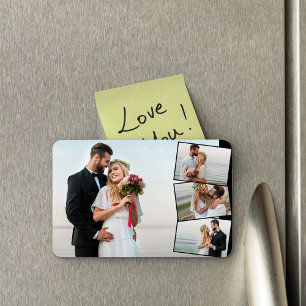 Bröllop Photo Bild Montage Magnet