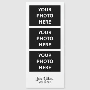 Bröllop Photo Booth Photo Strip Anpassningsbar Tex