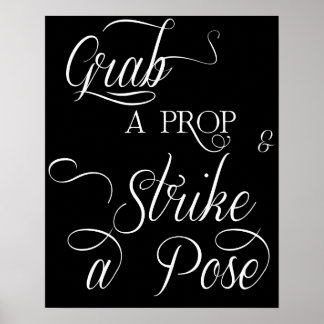 Bröllop Photo Booth-tecken Poster