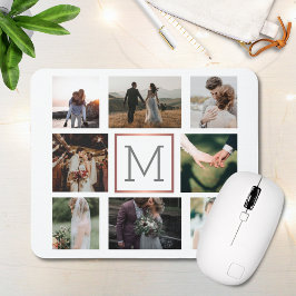 Bröllop Photo Collage Monogram Musmatta