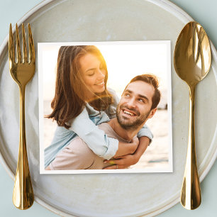 Bröllop Photo lite nylyft Pappersservett