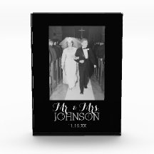 Bröllop Photo - svarta och vita årsdagen