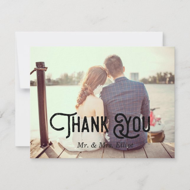 Bröllop Photo Tack (Framsida)