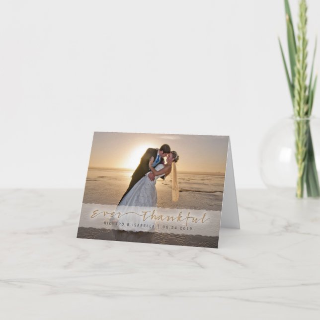 Bröllop Photo Tack | Alltid tacksam (Framsida)