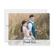 Bröllop Photo Tack Dubbla Sided Rustic