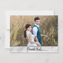 Bröllop Photo Tack Dubbla Sided Rustic