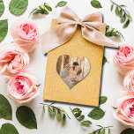 Bröllop Photo Tack Hjärtformat Klistermärke<br><div class="desc">Ditt foto och ord Tack! I chic vita bokstäver är dessa små hjärtformade klistermärken roligt till använda som kuvertförseglingar,  på party favors och mycket annat. MATCHING-objekt i vår samling.</div>