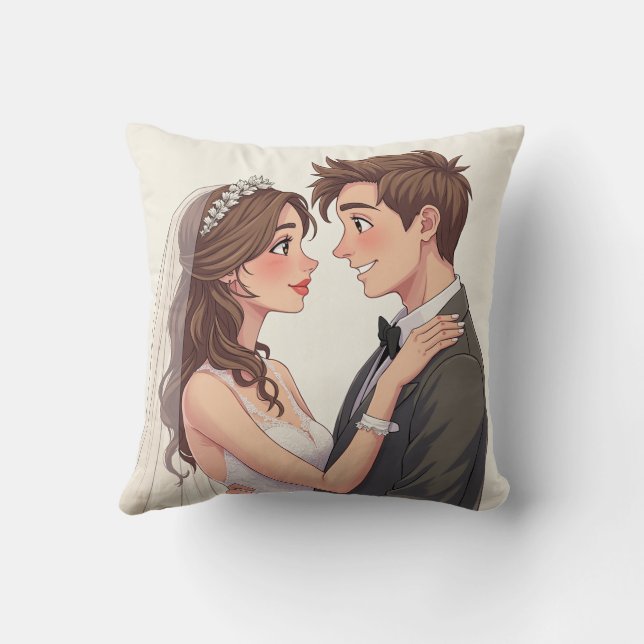 Bröllop Pillows cushien Kudde (Baksida)
