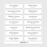 Bröllop Place Card Guest Namn Bordsnummer Stick Klistermärken<br><div class="desc">Enkel att anpassa,  namn och bordsnummer/enskilda bordsnummer för bröllop-kort och namn.</div>