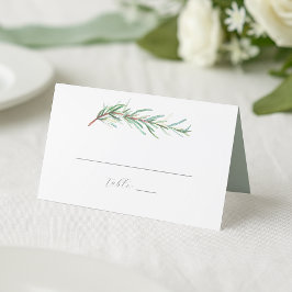 Bröllop Place Cards Watercolor Rosemary Placeringskort