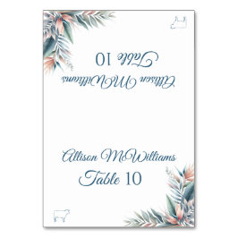 Bröllop Place-Tropical Dream - Kött- Bordsnummer