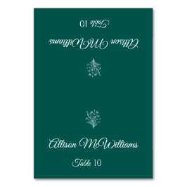 Bröllop Place-Vegetarian-Wildblome Elegance Bordsnummer