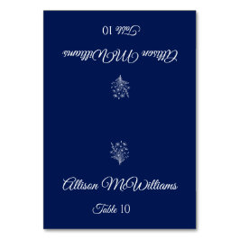 Bröllop Place-Vegetarian-Wildblome Elegance Bordsnummer