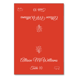 Bröllop Place-Wildblomelegance-Gris Icon- Bordsnummer