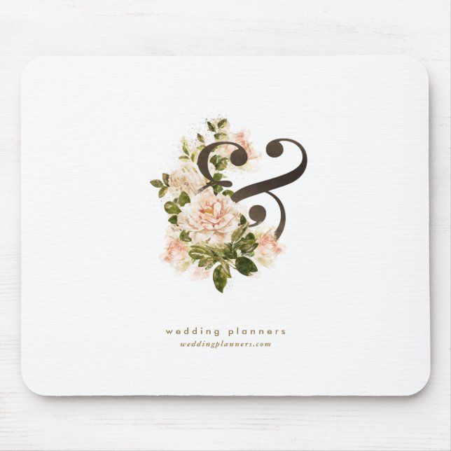 Bröllop Planning Romantic Peach Ro Ampersand Musmatta (Framsidan)
