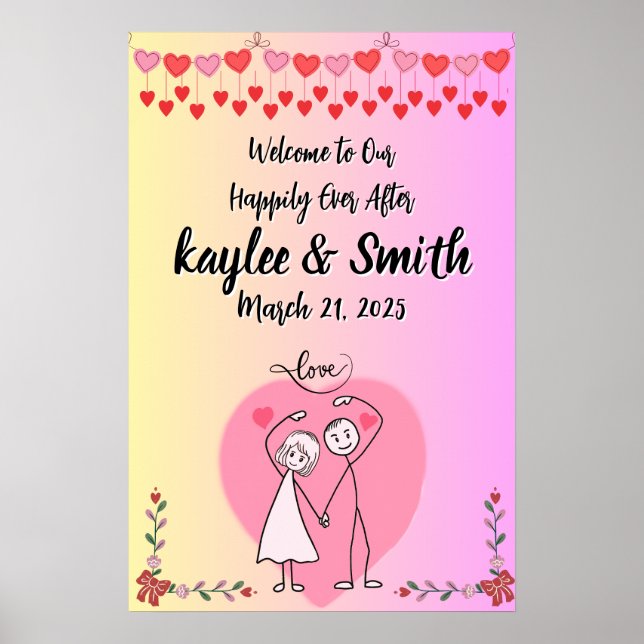 Bröllop Poster (Framsidan)