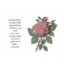 BRÖLLOP POSTER EN SPECIELL DAG-DIKT