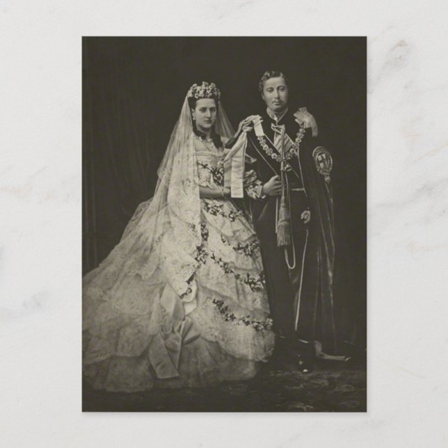 Bröllop PRINCESS ALEXANDRA of Danmark #006 UK Vykort (Framsida)