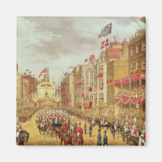 Bröllop procession of Edward, Prince of Wales Magnet (Framsidan)