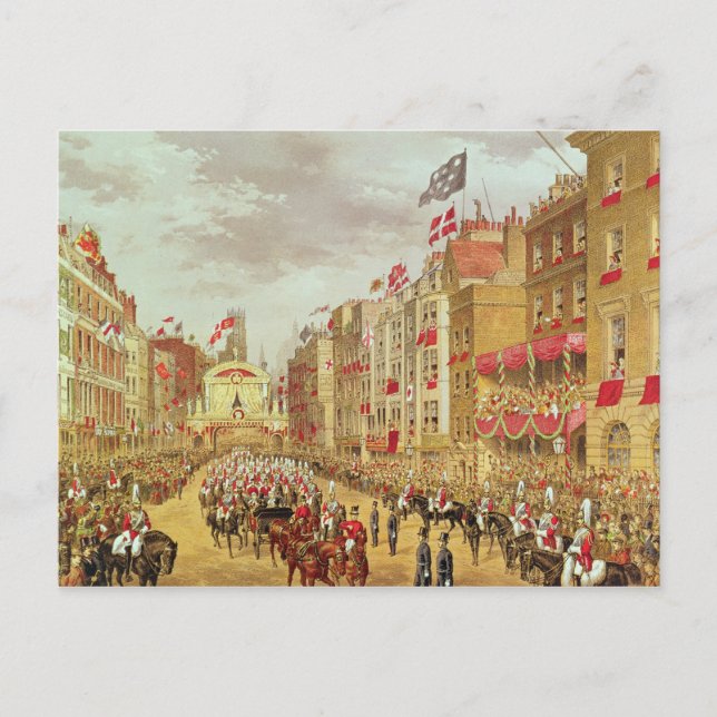 Bröllop procession of Edward, Prince of Wales Vykort (Framsida)