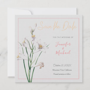 Bröllop Professionell Blommdesign Spara datum Inbjudningar