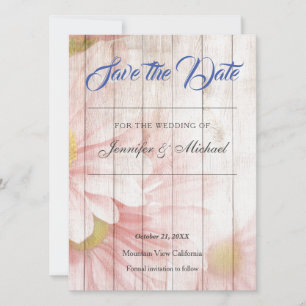 Bröllop Professionell Blommigt Linen Classical Spara Datumet