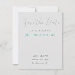 Bröllop Professionell Design Modern Spara datum OSA Kort