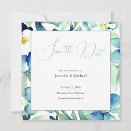 Bröllop Professionell - minimalistisk Blommigt för Spara Datumet