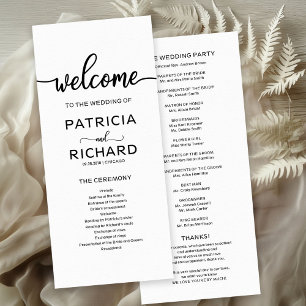 Bröllop-programmet för tjänstekCeremony Program