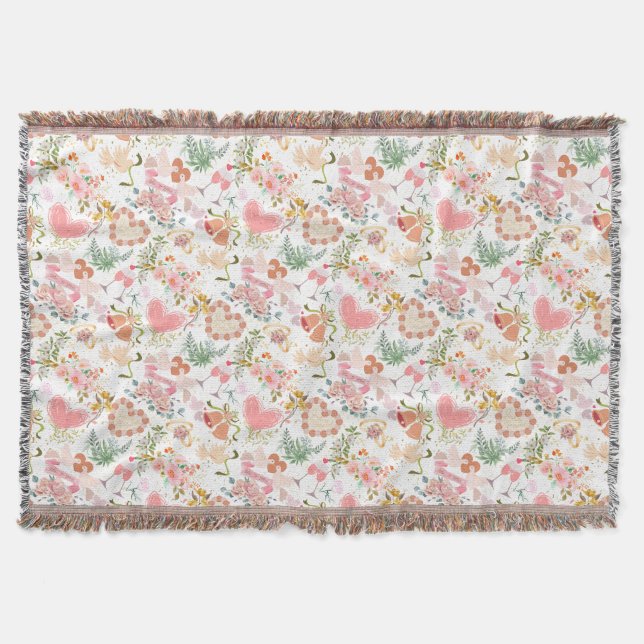 Bröllop prydnadsföremål mönster filt (Framsidan)