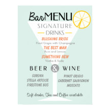 Bröllop Pub, Cocktail namnteckning, Drink.