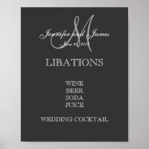 Bröllop Pub Menu Poster
