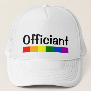 Bröllop Rainbow Flagga Banner-tjänsteman Keps