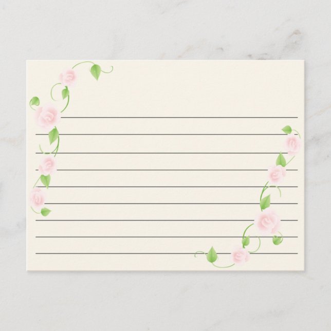 Bröllop Recipe Vykort (Framsida)