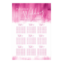 Bröllop red rosa abstrakt art bord plan