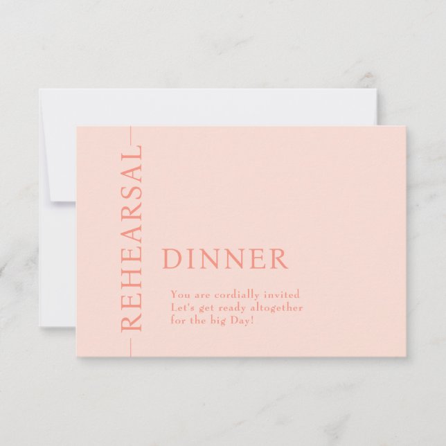 BRÖLLOP REHEARSAL ANTECKNINGSKORT (Framsida)