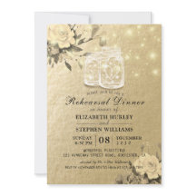 Bröllop Rehearsal Middag Blommigt Mason Burk Ljus