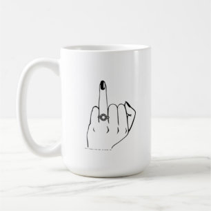 bröllop ring briste framtida fru förlovning kaffemugg