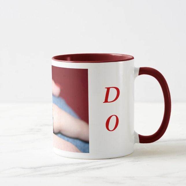 Bröllop Ring I Do Mugg - Anpassade (Höger)