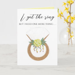 Bröllop Ring Kort