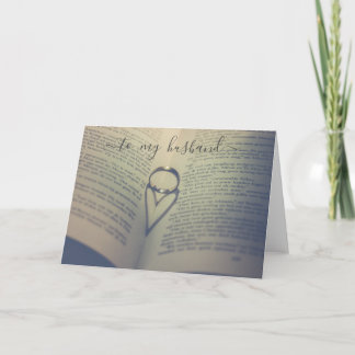 Bröllop Ring på årsdagen för bok Kort