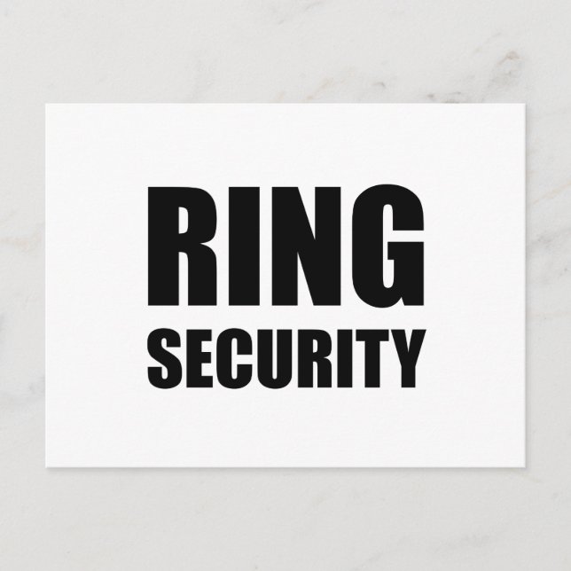 Bröllop Ring Vykort (Framsida)
