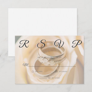 Bröllop Ringar enkel Elegant Minimalistisk OSA kor Kort