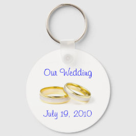 Bröllop Ringar Nyckelring