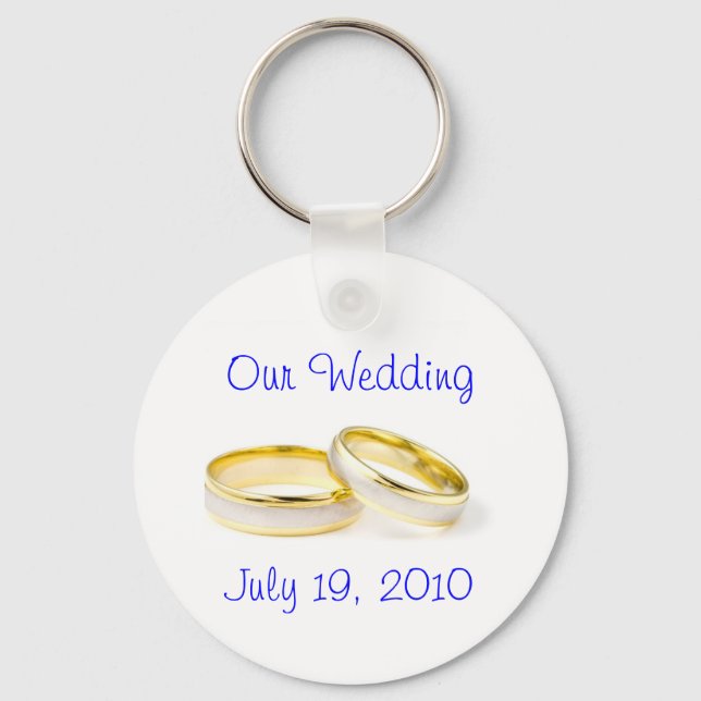 Bröllop Ringar Nyckelring (Framsida)